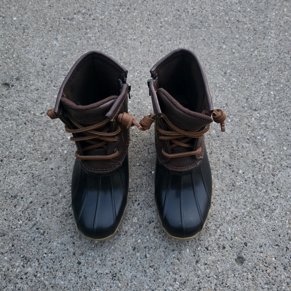 Sperry Insulated Waterproof Duck Boots Youth Girls 6Y